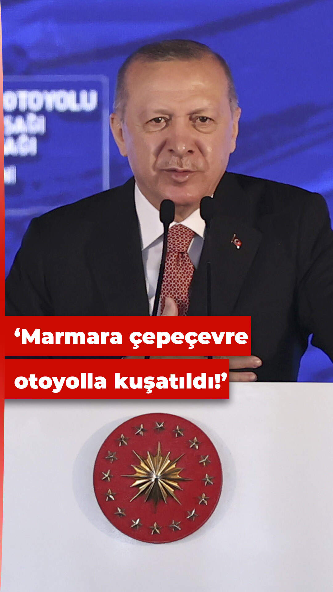 Erdoğan, Kuzey Marmara Otoyolu açılışında!