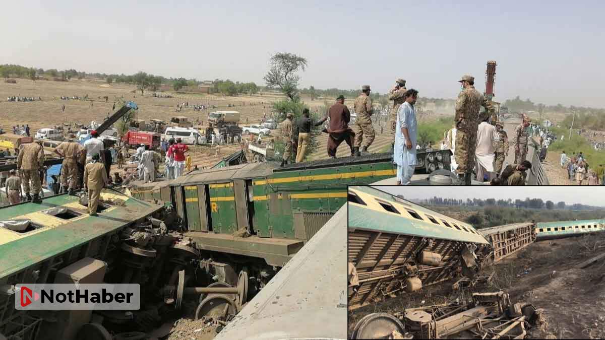 Pakistan'da tren faciası: En az 38 ölü, 64 yaralı