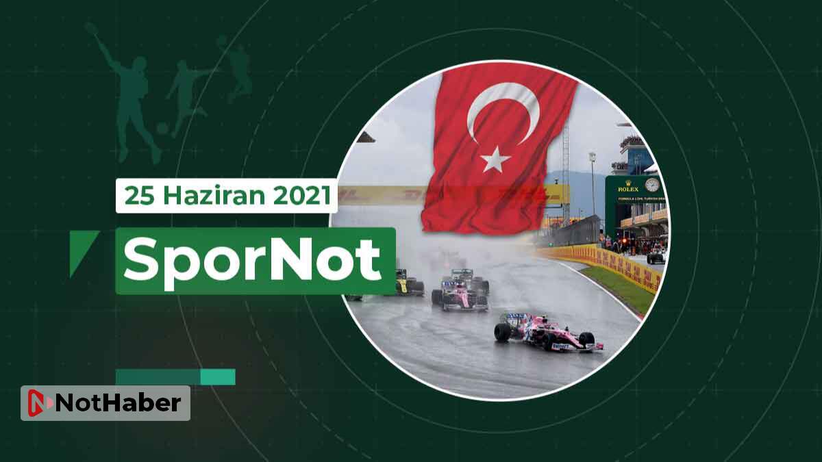 SporNot / Spor bülteni (25 Haziran 2021) Formula 1 geri döndü... Fenerbahçe'de seçim zamanı...