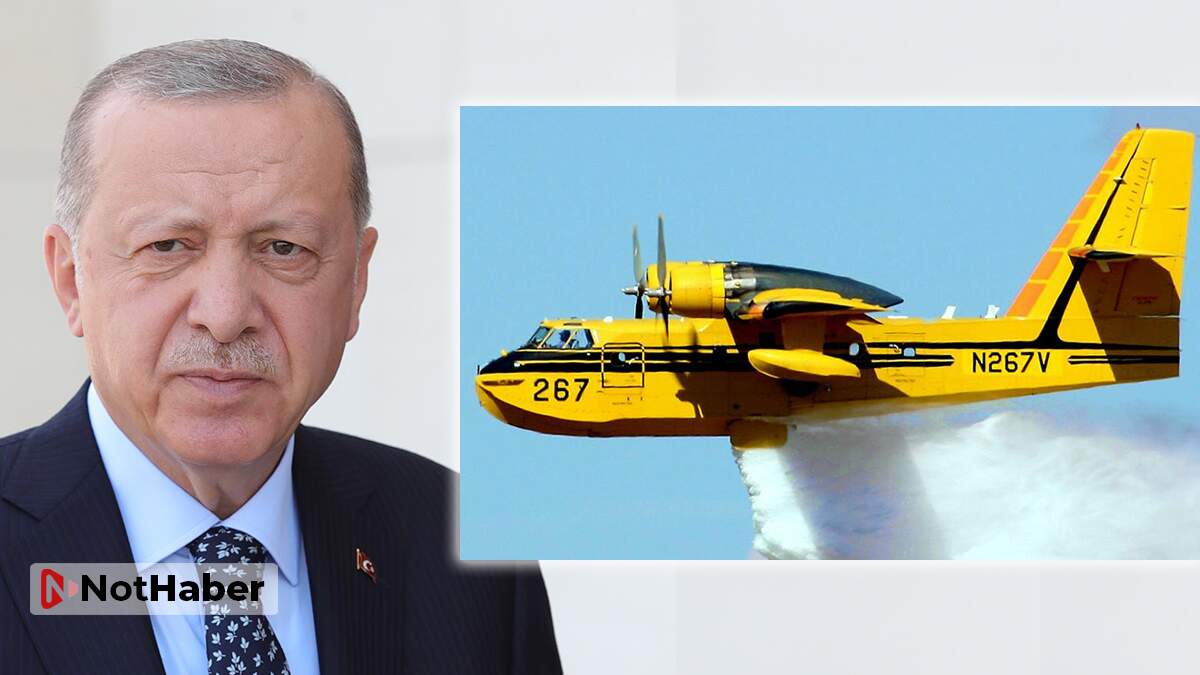 Erdoğan: THK’nın elinde orman yangınında kullanılacak uçak falan yok!