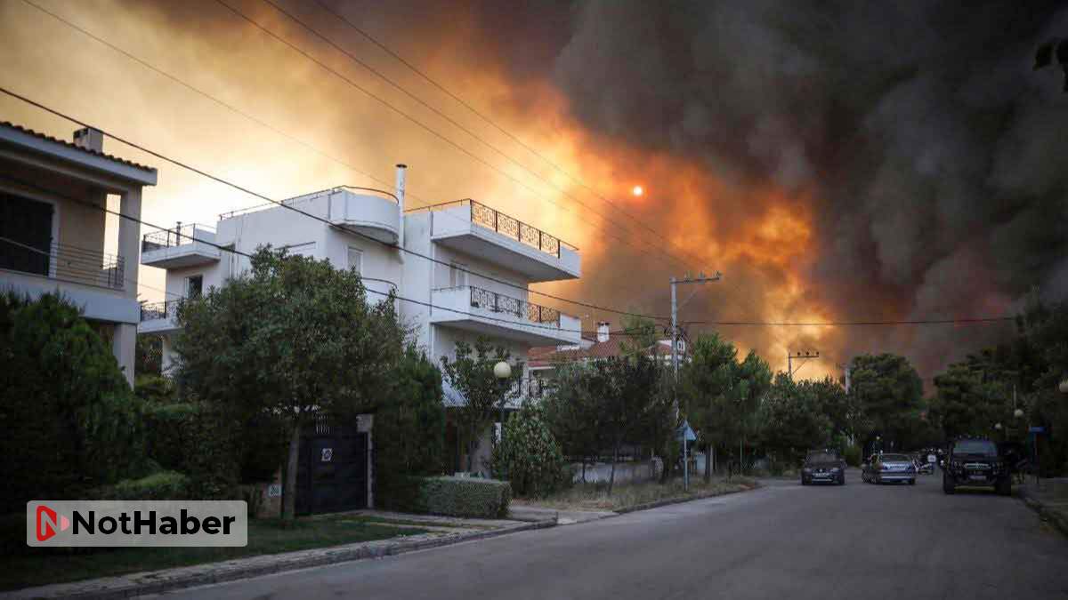 Atina’yı yangınlar tehdit ediyor