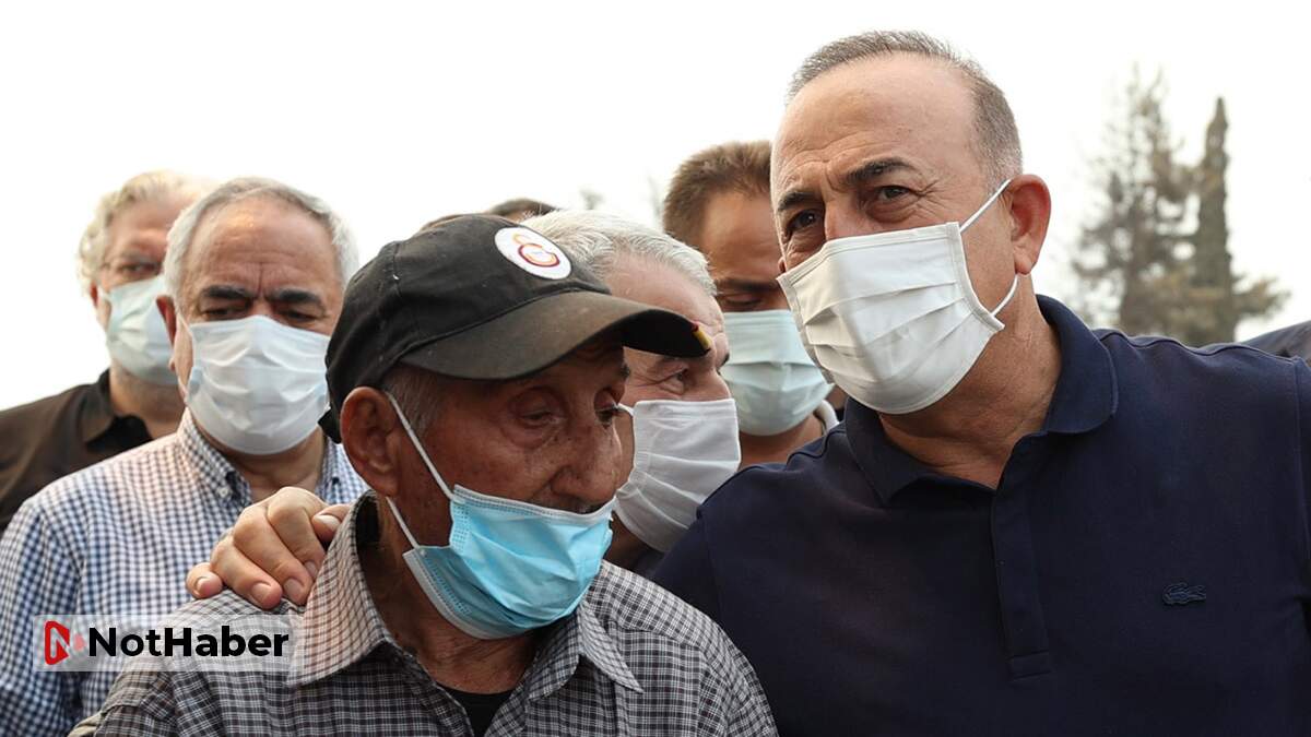 Çavuşoğlu: Orman yangınıyla mücadelede en büyük engel rüzgâr!