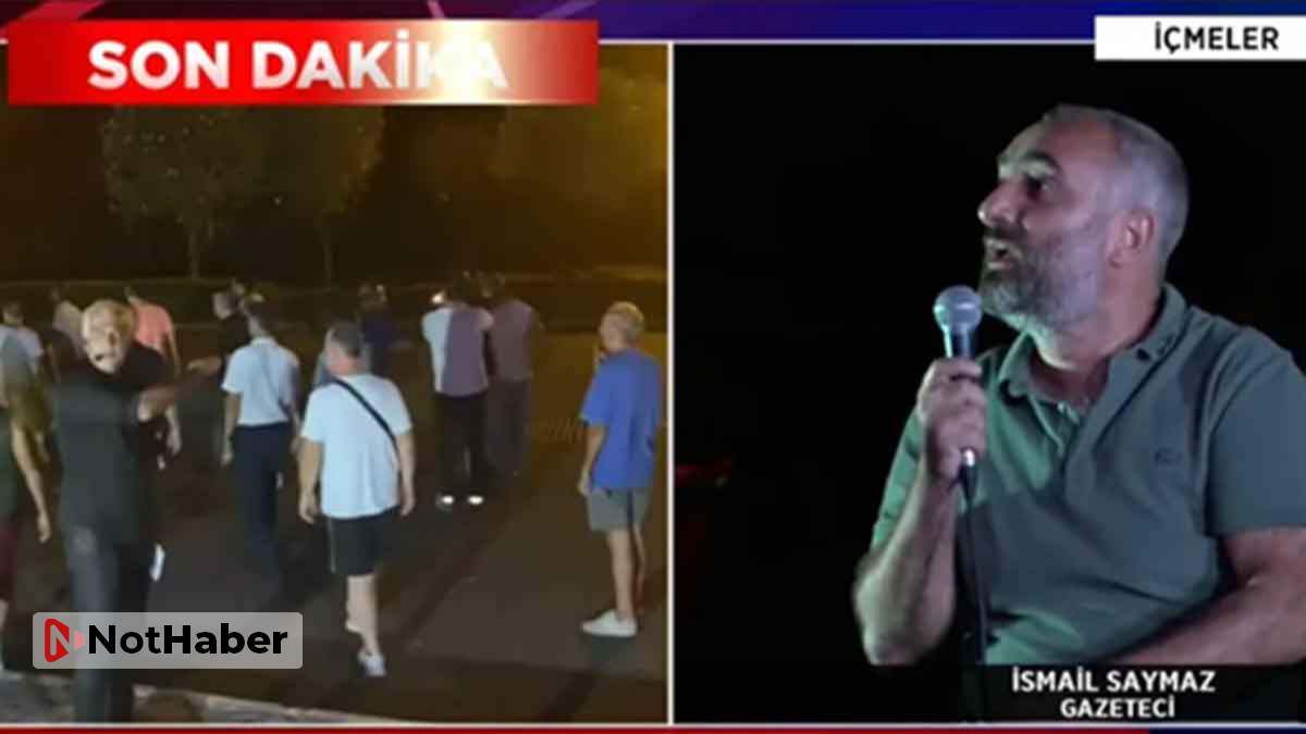 Halk TV'nin afet bölgesindeki yayınına baskın
