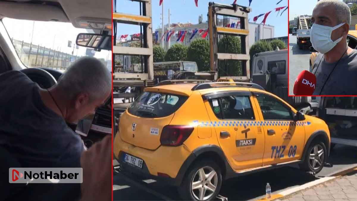 2 kilometrelik yola 50 euro isteyen taksici cezayı yedi