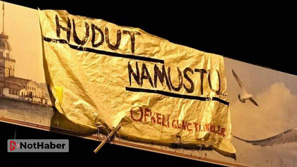 ‘Hudut Namustu’ yazılı pankartı asan 6 kişi serbest bırakıldı