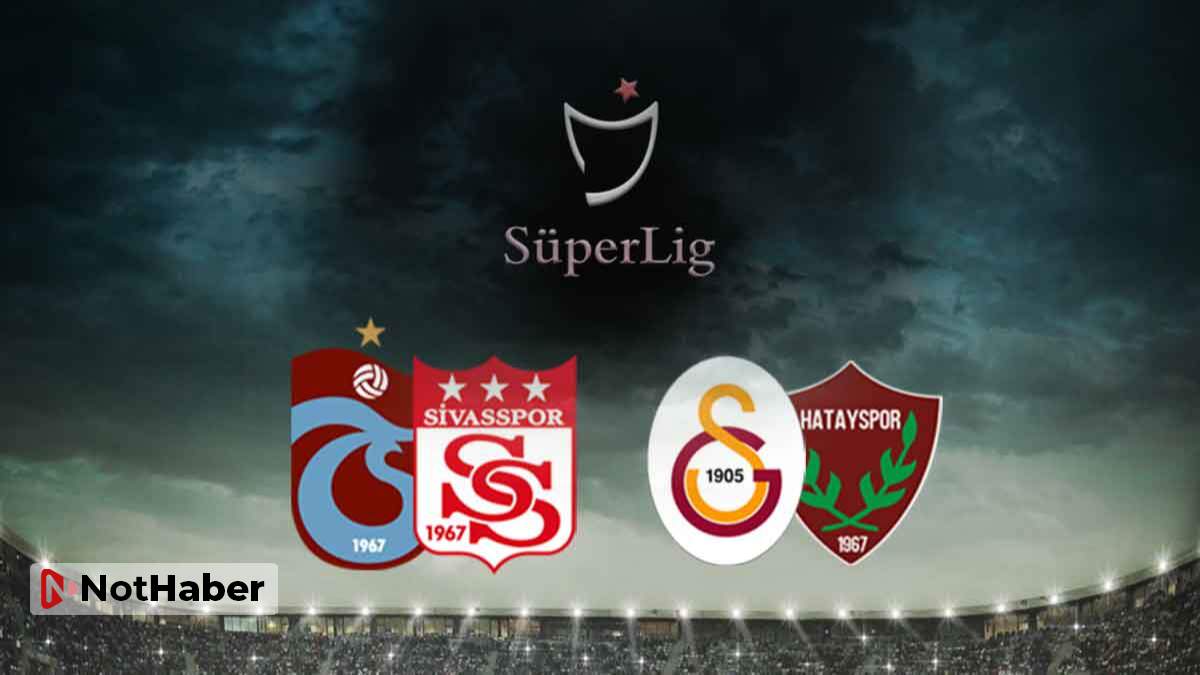 Galatasaray ve Trabzonspor sahaya çıkıyor… Ligde günün programı