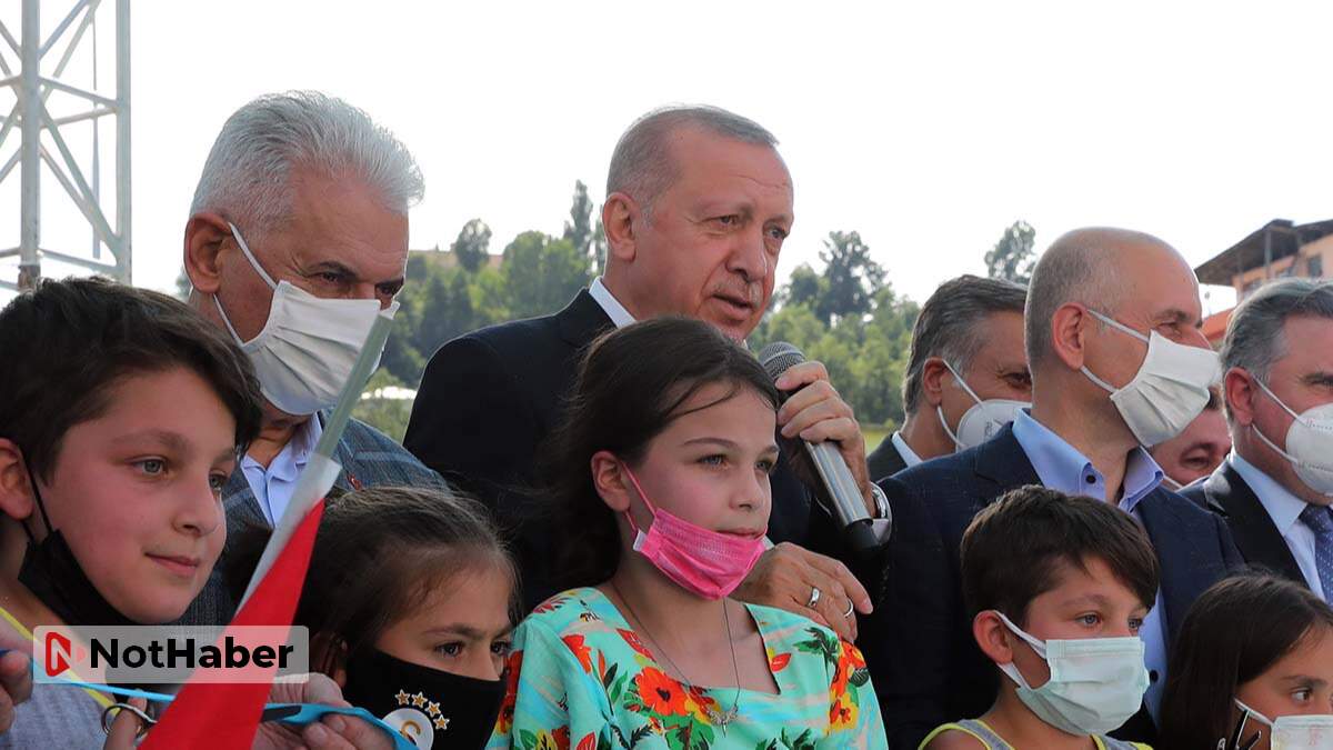 Erdoğan ile minik çocuk arasında güldüren diyalog: Ulan oğlum bu ne hal?
