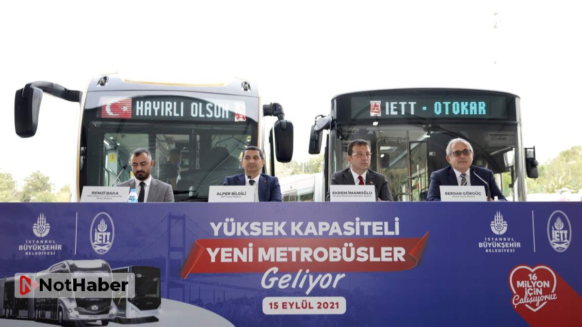 İBB’den İstanbul’a 160 yeni metrobüs