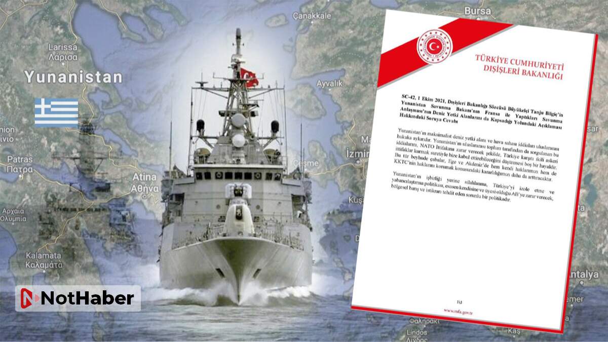 Dışişleri'nden Yunanistan'a tepki: Maksimalist deniz yetki alanı iddiaları...