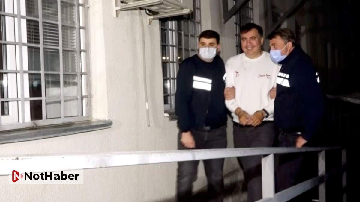 Saakaşvili ayağının tozuyla tutuklandı