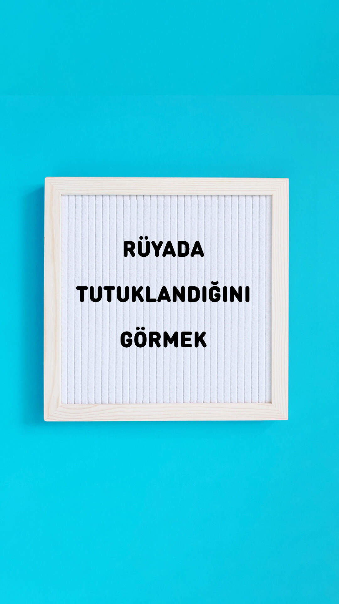 Rüyada Tutuklandığını Görmek! Risklere dikkat edin!