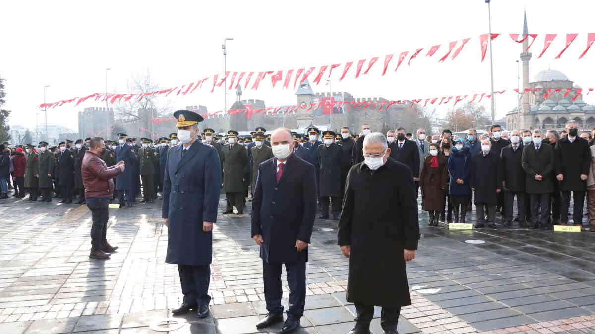 Atatürk'ün Kayseri'ye gelişinin 102. yıl dönümü törenle kutlandı